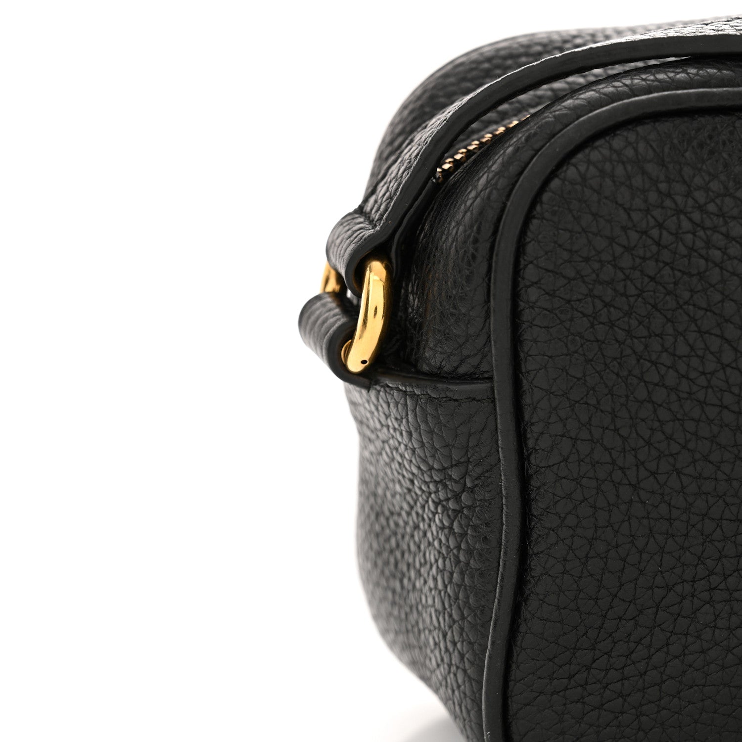 Gucci Pebbled Calfskin Mini Soho Disco Bag Black 11 of 11