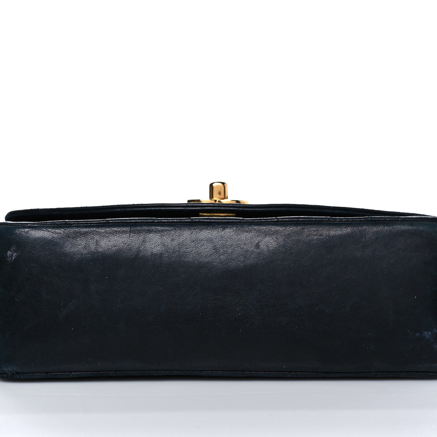 Lambskin Quilted Small Single Flap Black