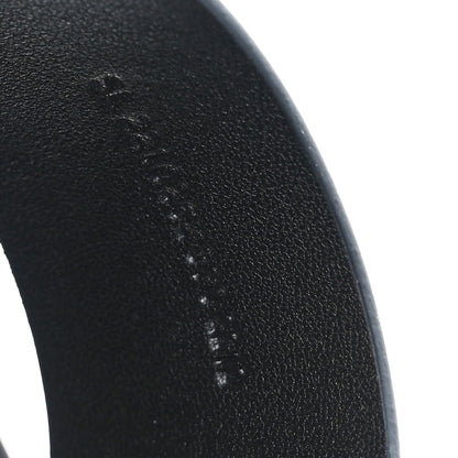 Hermes Calfskin Cork Eze 30 Sandals 37 Black 6 of 9