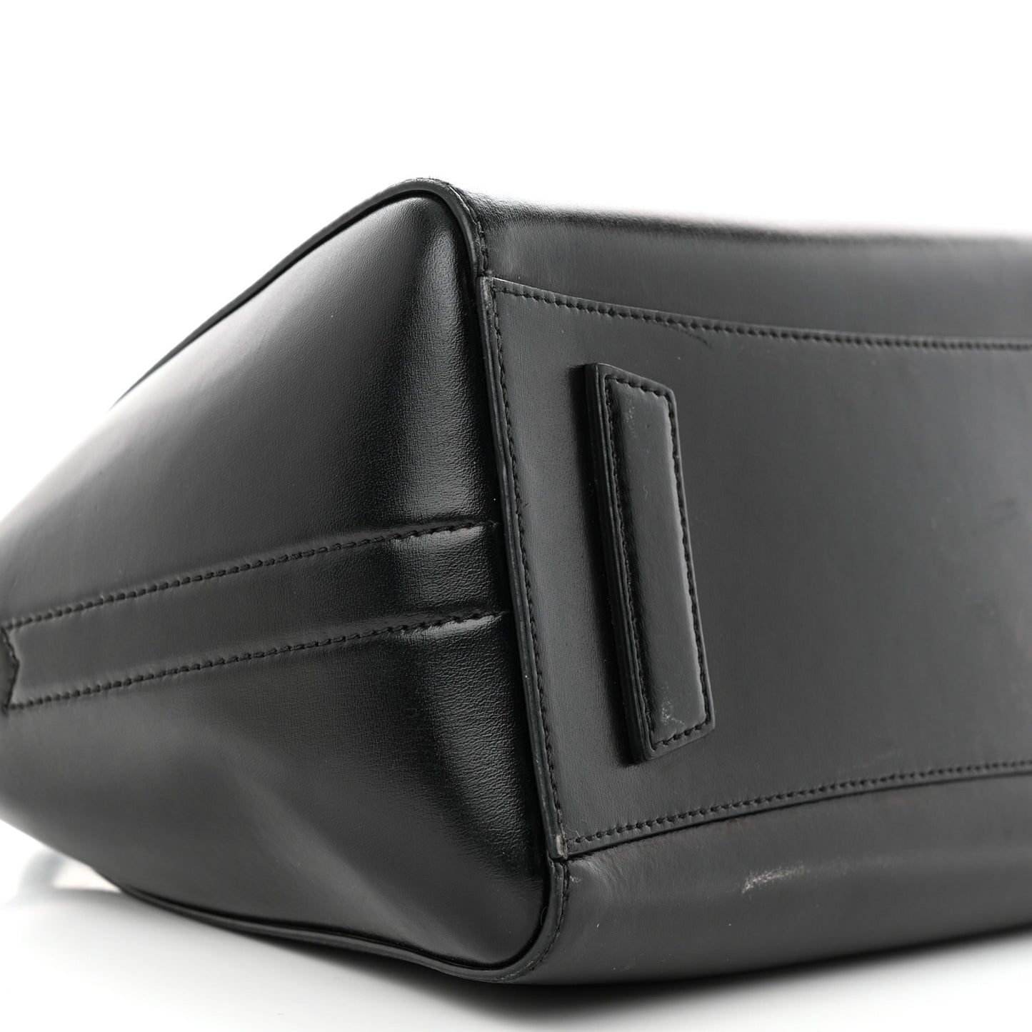 Shiny Lord Calfskin Small Antigona Black