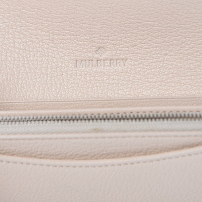 Mulberry Glossy Goatskin Dome Rivet Continental Wallet Cream 6 of 8