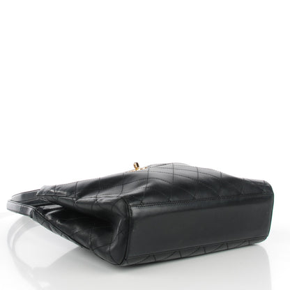 Chanel Lambskin Diamond Stitch Shoulder Bag Black 9 of 14