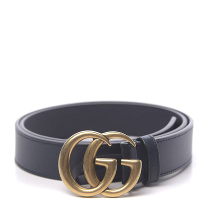 Gucci Moon Calfskin Double G 30mm Belt 85 34 Blue 1 of 5