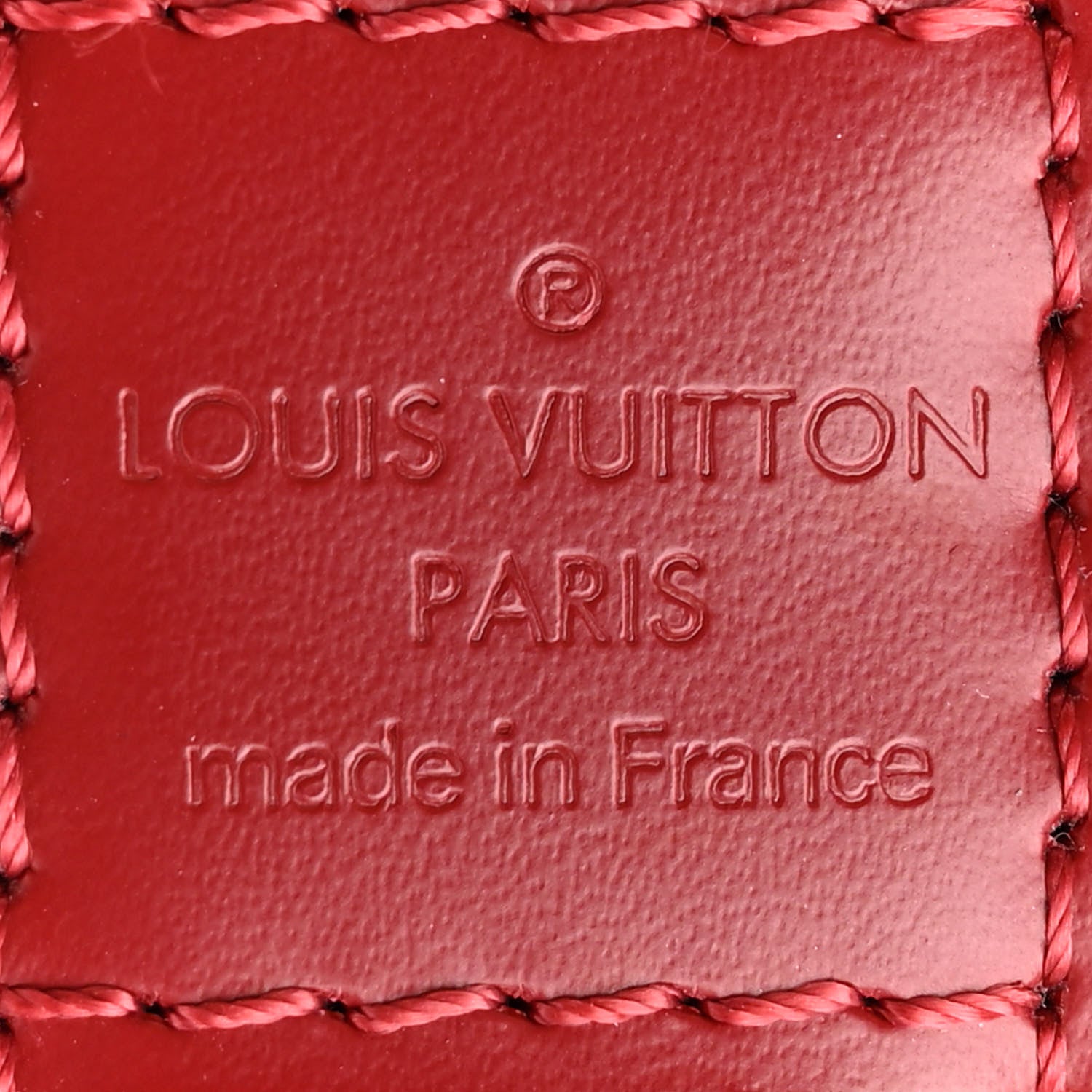 Louis Vuitton Epi Alma PM Carmine 6 of 9