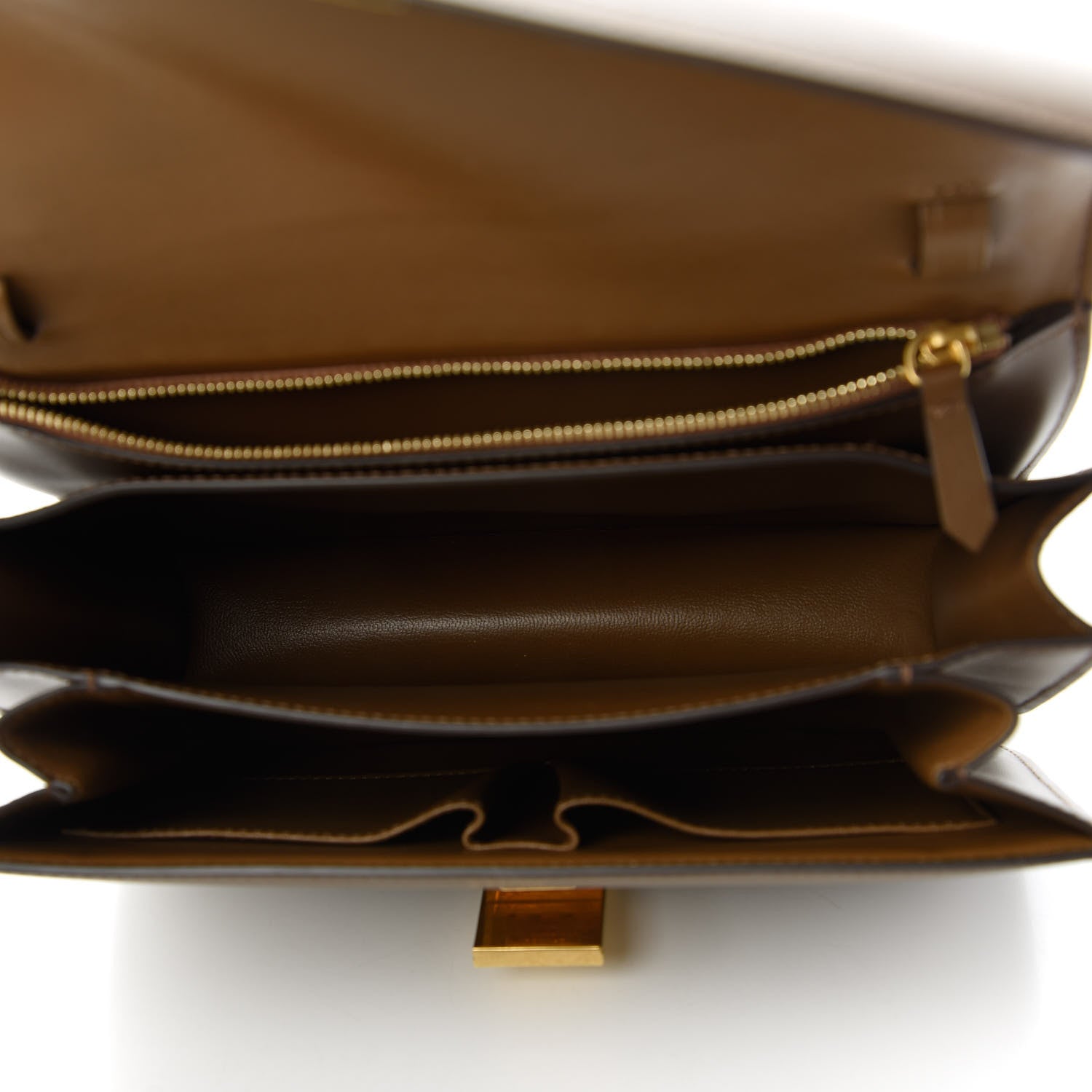 Celine Box Calfskin Medium Classic Box Flap Bag Camel 5 of 12
