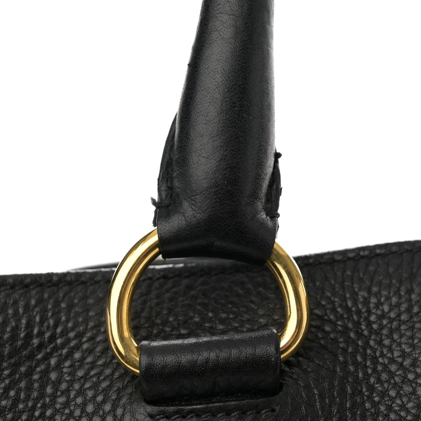 Vitello Daino Tote Black
