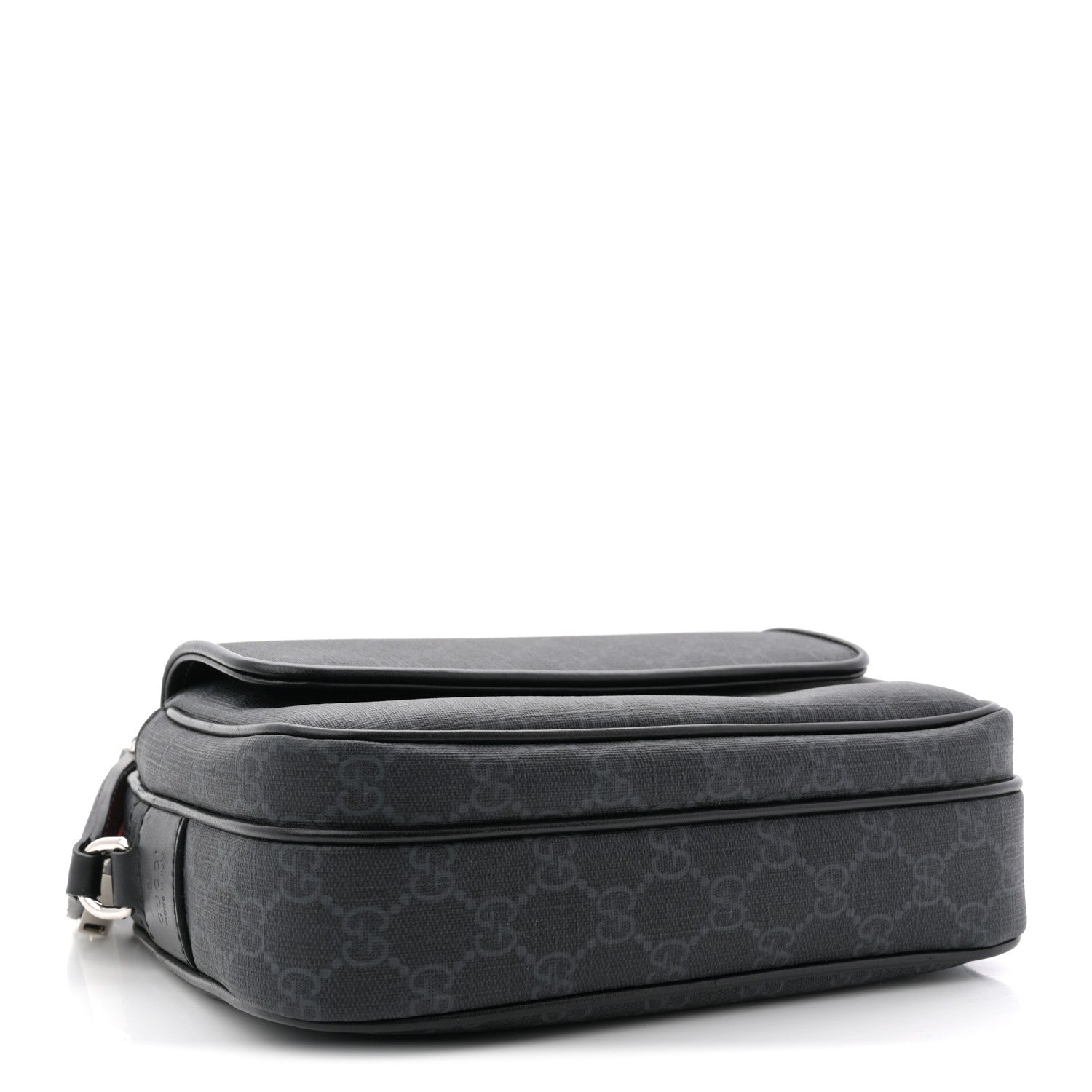 Gucci GG Supreme Monogram Small Crossbody Bag Black 4 of 10