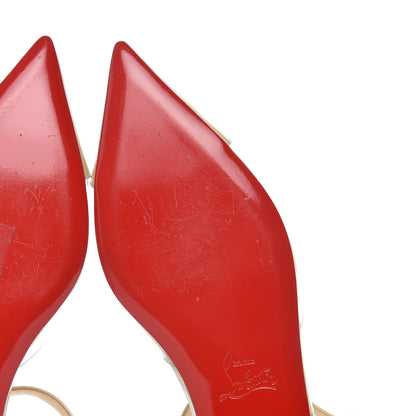 Christian Louboutin Patent PVC Nosy Flats 36.5 Nude Transparent 11 of 13