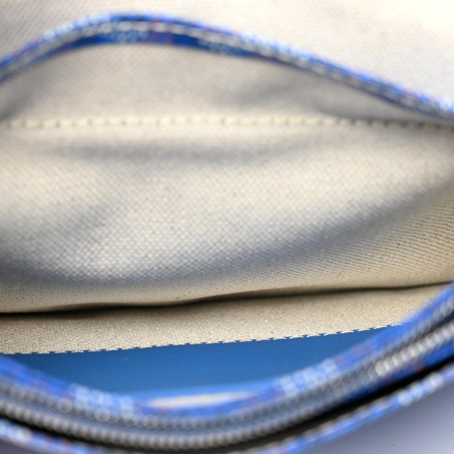 Goyardine Plumet Wallet Clutch Blue