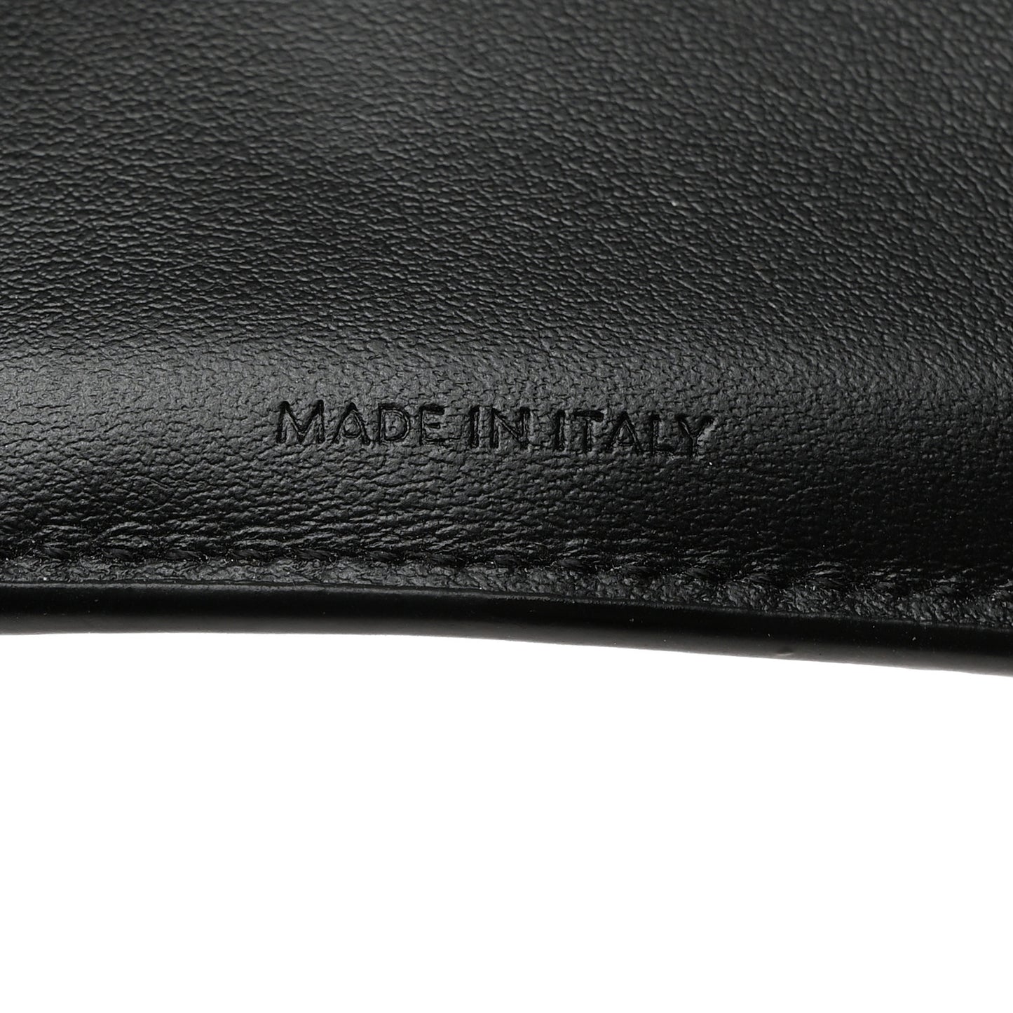 Canvas Triomphe Medium Strap Wallet Black