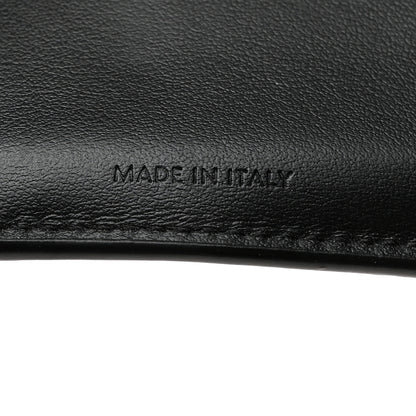 Celine Canvas Triomphe Medium Strap Wallet Black 7 of 7