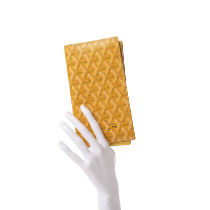 Goyard Goyardine Richelieu Wallet Yellow 2 of 10