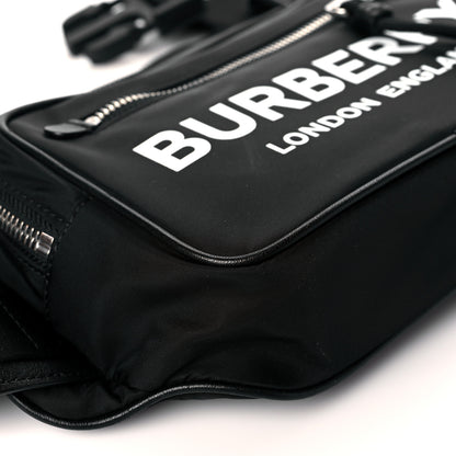 Burberry Econyl Logo Print Bum Bag Black 5 of 11