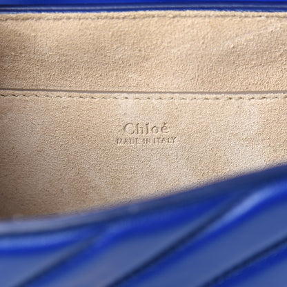Chloe Calfskin Quilted Mini Drew Bijou Shoulder Bag Majesty Blue 5 of 8