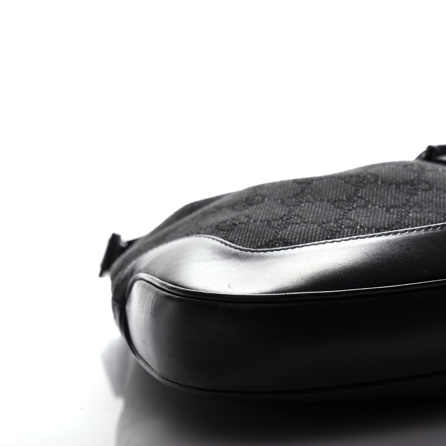 Denim Monogram Small Jackie O Hobo Black