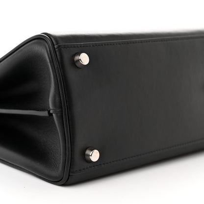 Gucci Smooth Calfskin Medium Zumi Top Handle Bag Black 9 of 11
