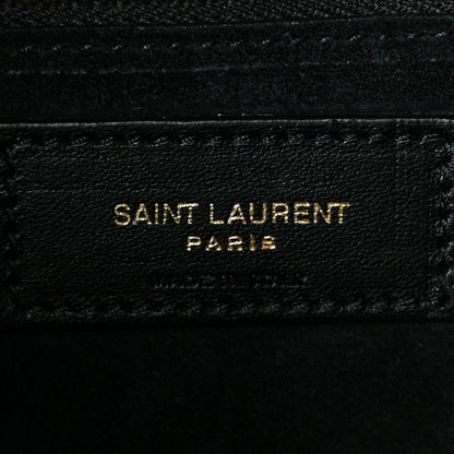 Saint Laurent Patent Le 5 A 7 Hobo Black 5 of 9