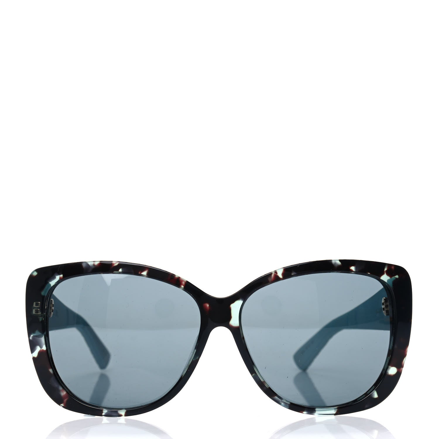 Christian Dior Resin Cannage Dior Lady 1R Sunglasses Havana White Blue 2 of 4