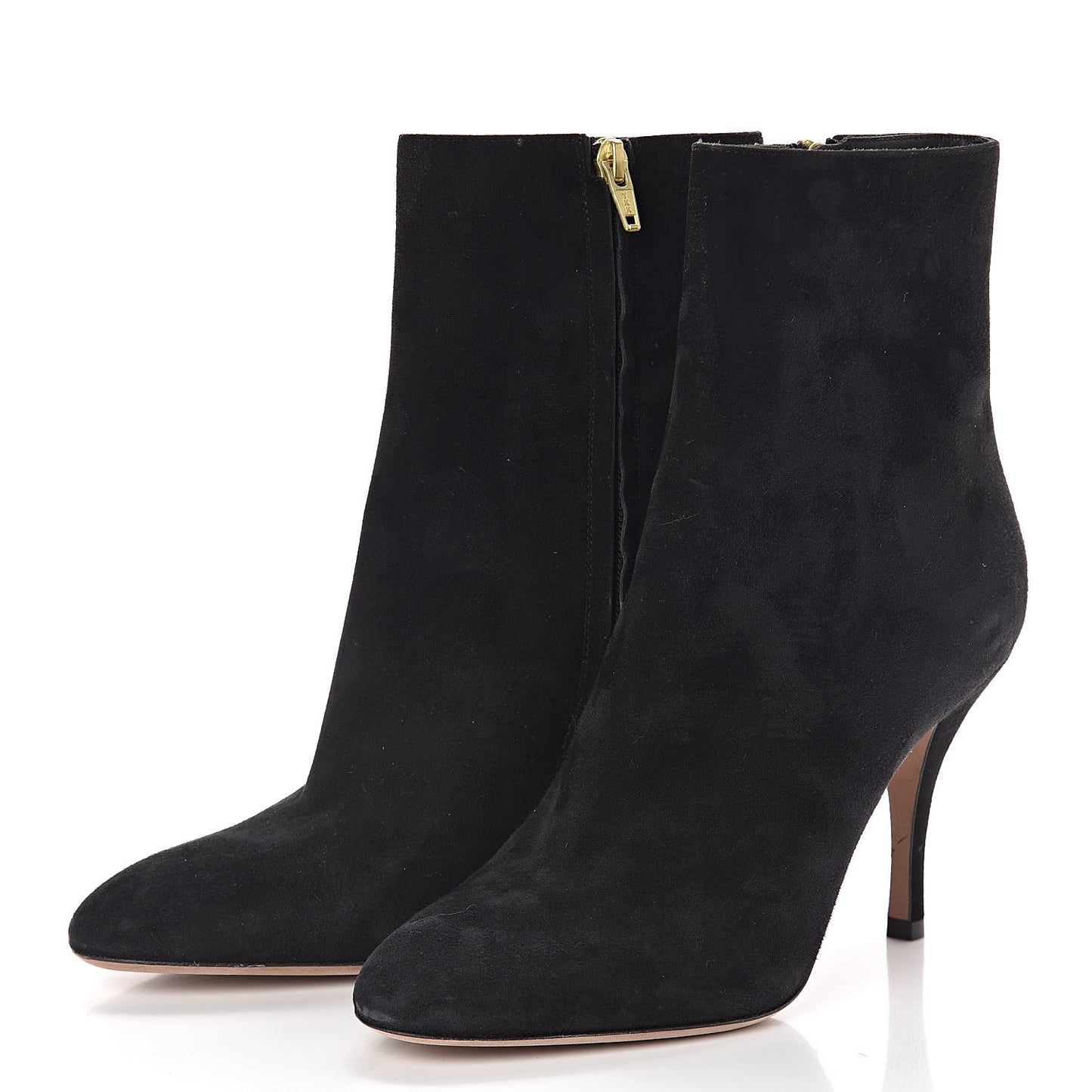 Suede Killer Stud Ankle Boots 39 Black