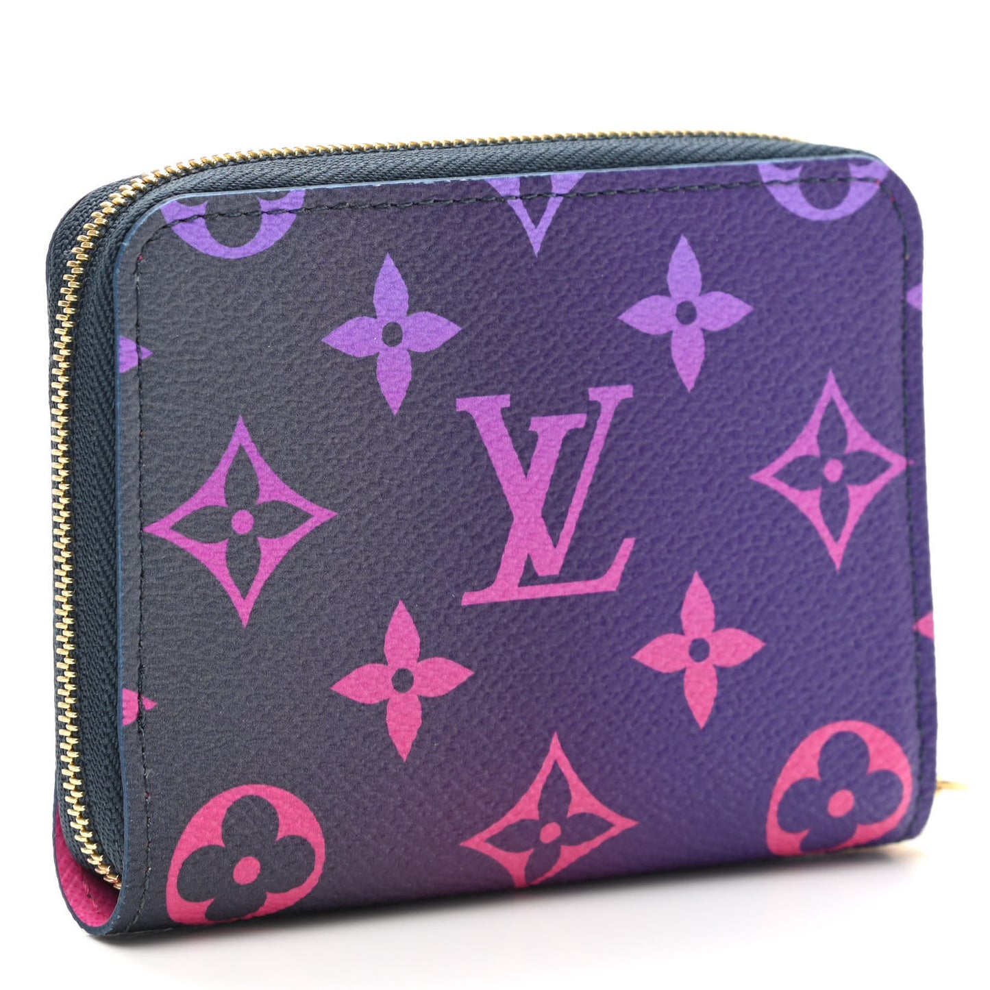 Monogram Giant Spring In The City Zippy Coin Purse Midnight Fuchsia