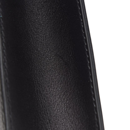 Hermes Shiny Porosus Crocodile Evergrain Kelly Depeches Touch 36 Black 12 of 16