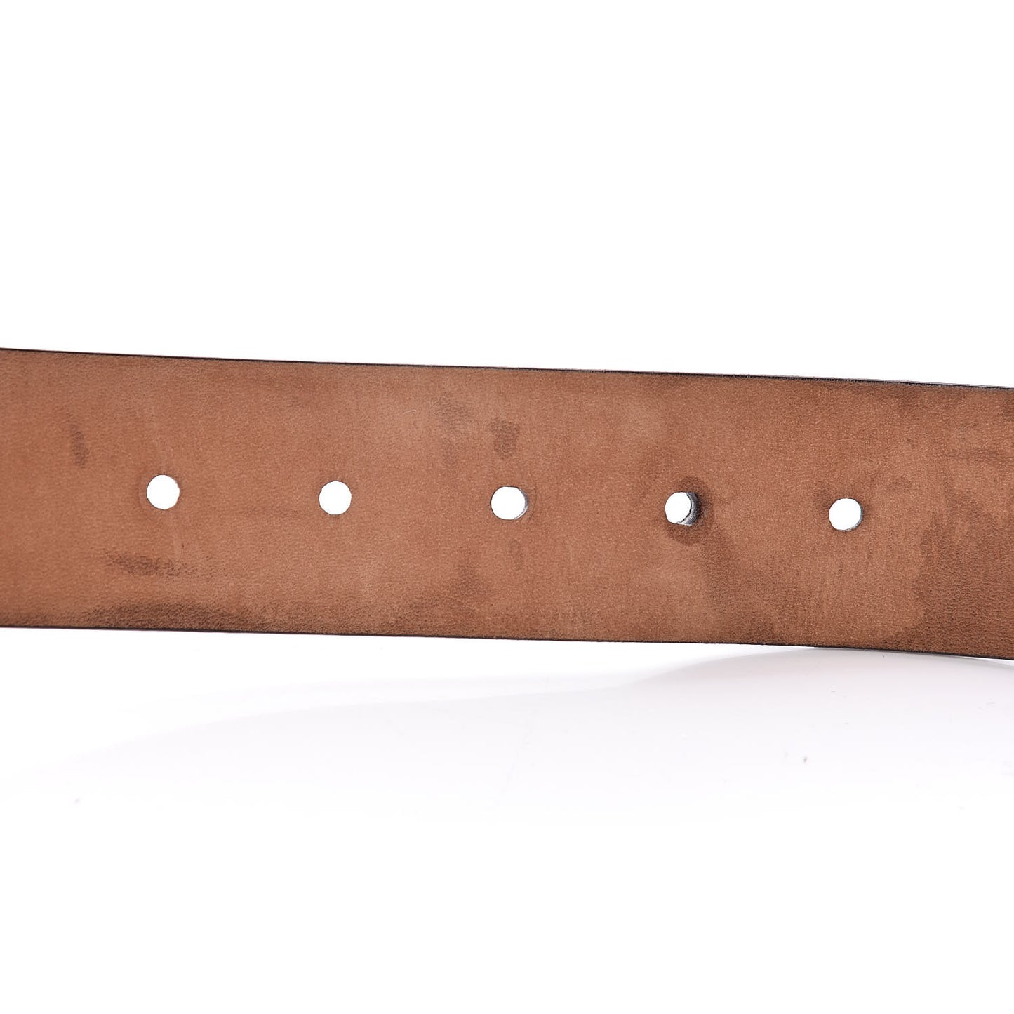 Calfskin Web Belt 85 34 Green Red