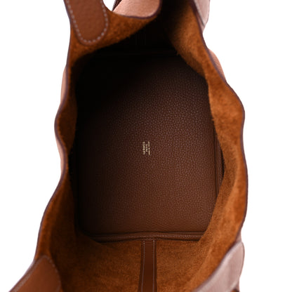 Hermes Taurillon Clemence Picotin Lock 22 MM Gold 5 of 9