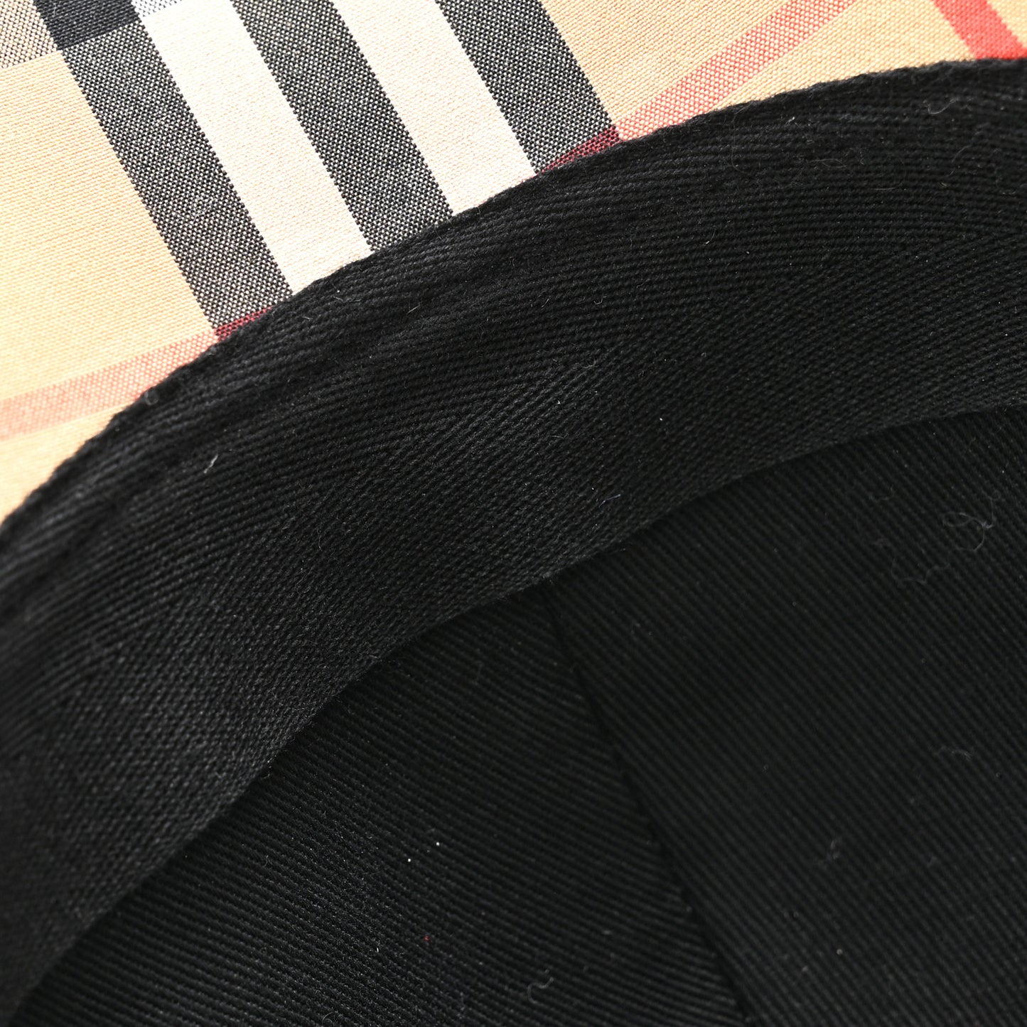 Cotton Vintage Check Monogram Baseball Hat S Archive Beige
