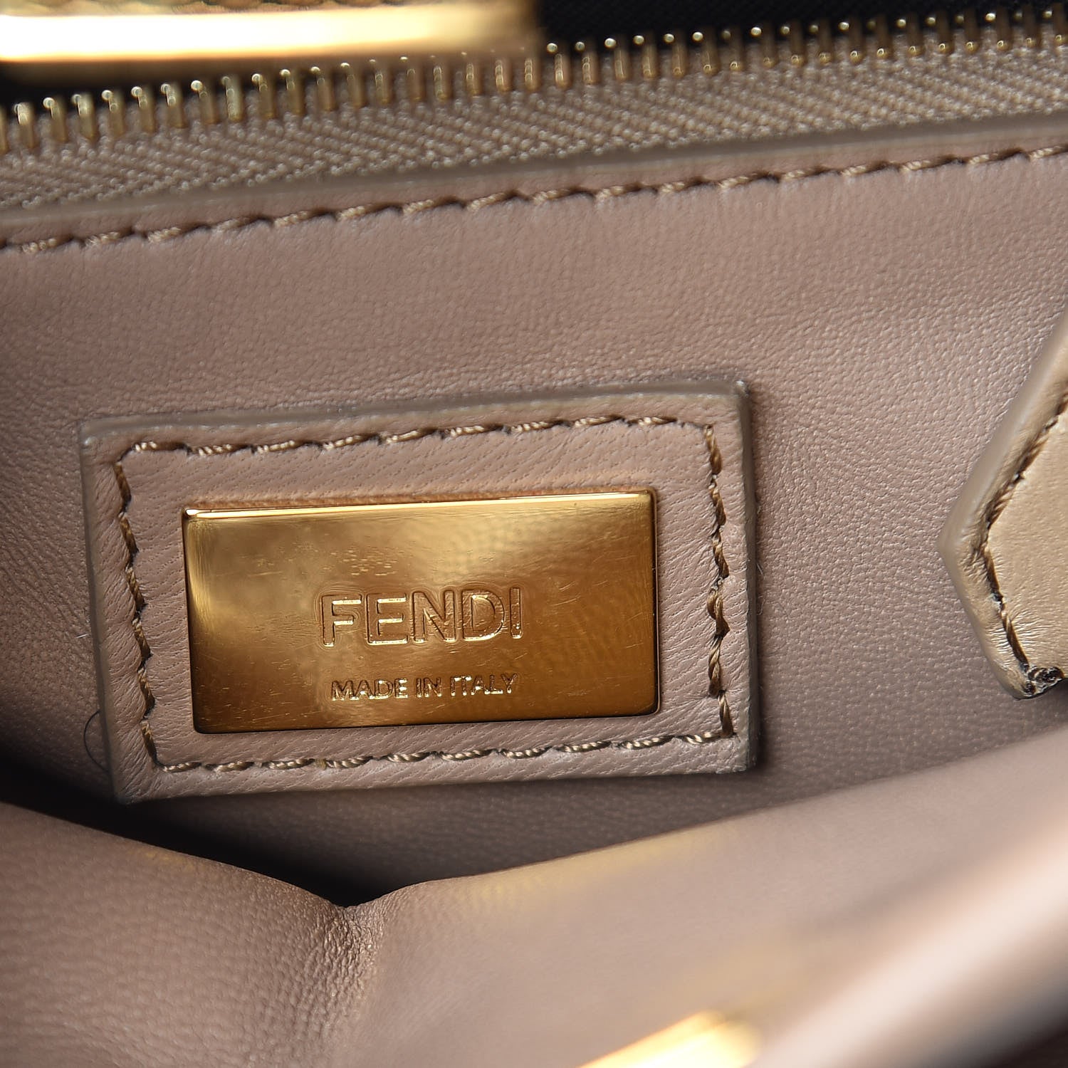 Fendi Nappa Mini Peekaboo Iconic Satchel Ratmusquet 7 of 17