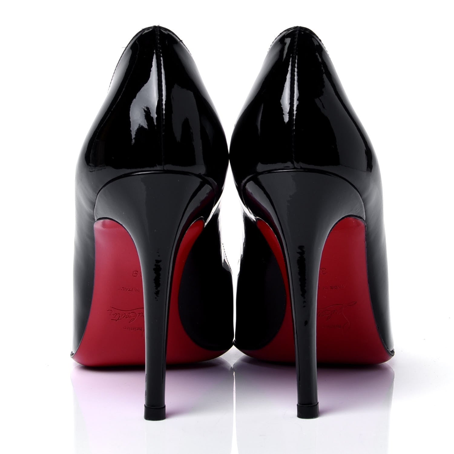Christian Louboutin Patent Simple 100 Pumps 39 Black 6 of 8
