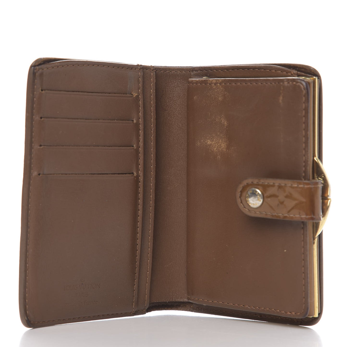 Vernis French Purse Wallet Bronze