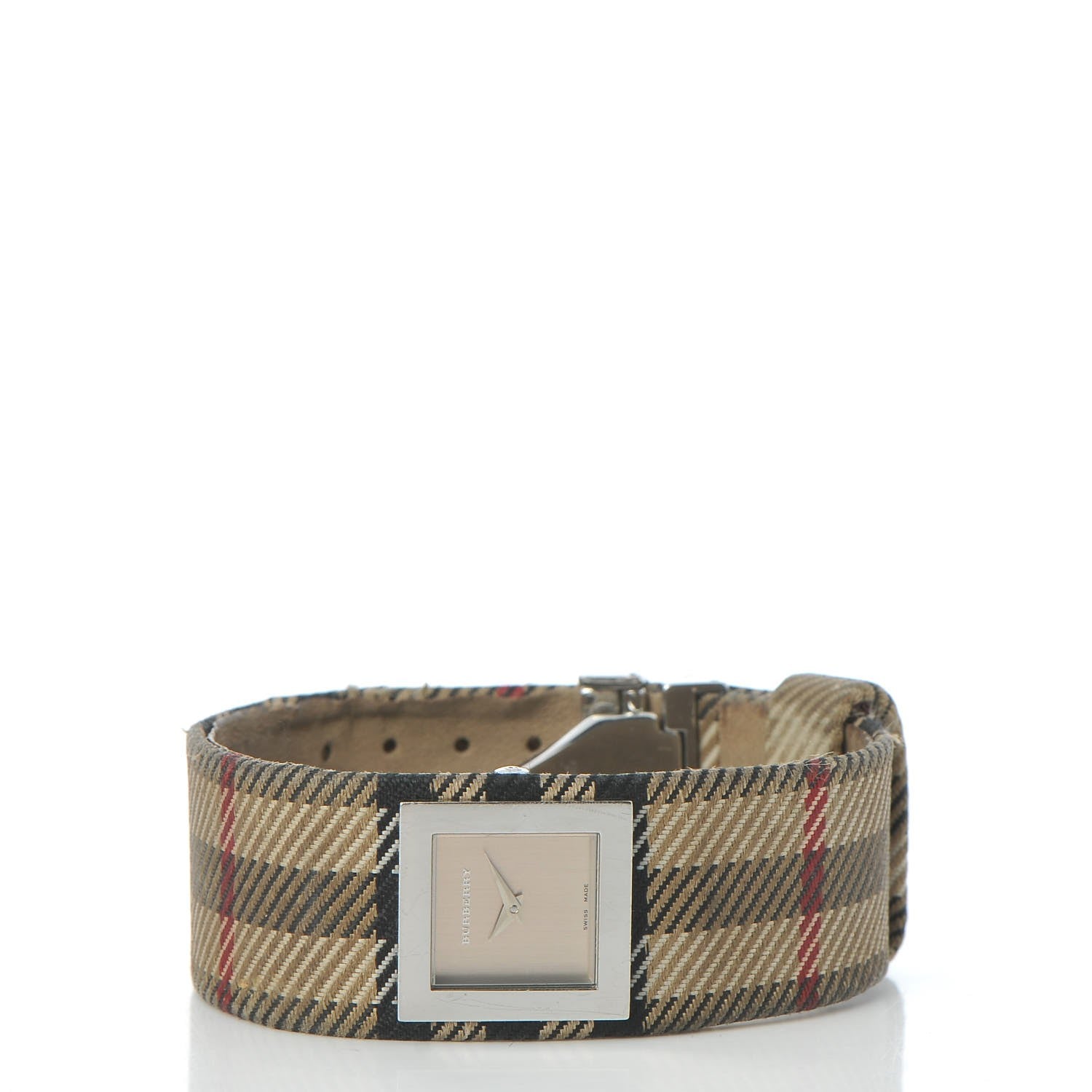 Burberry Stainless Steel Calfskin 24mm Quartz Watch Beige BU4008 4 of 11
