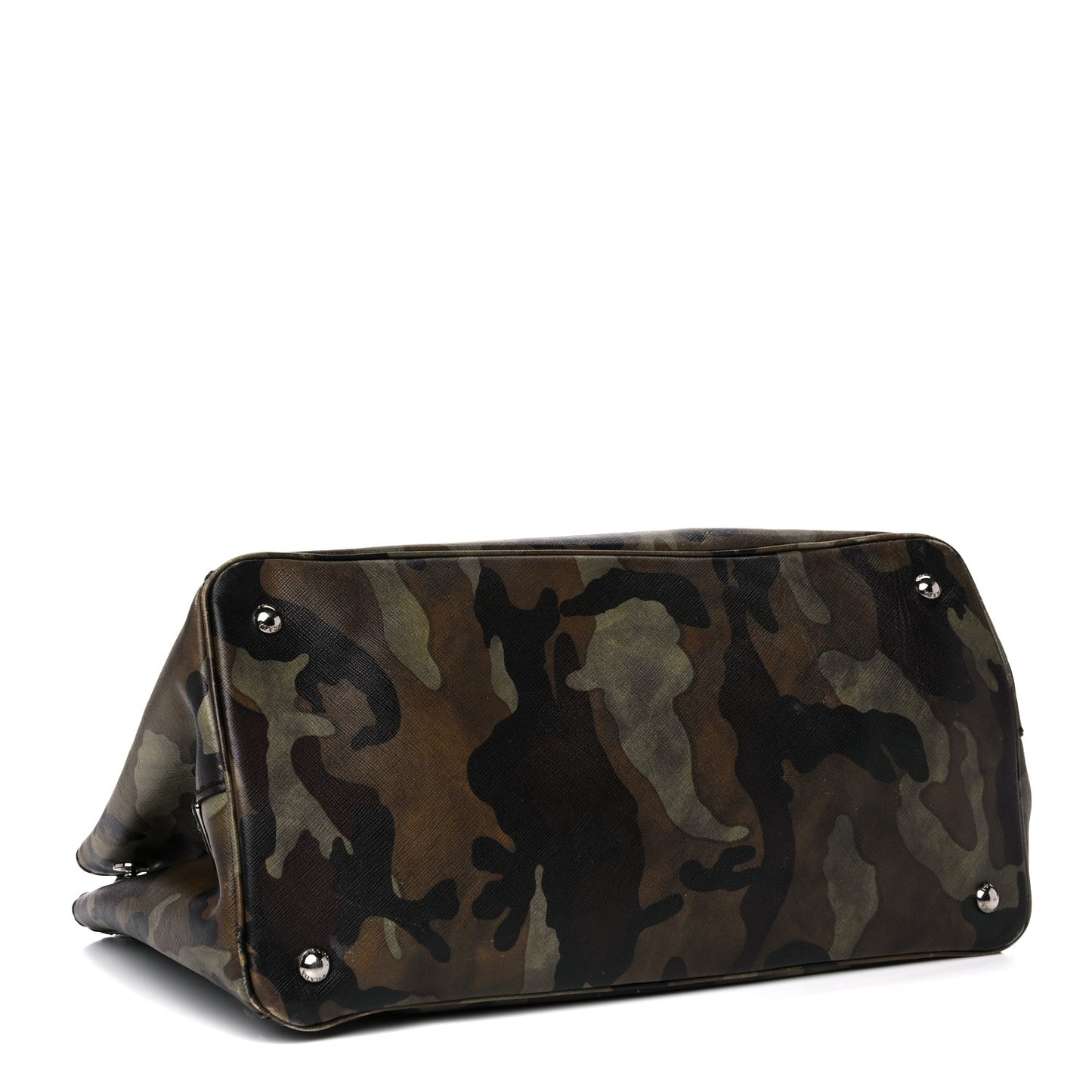 Saffiano Camouflage Military Tote Mimetico