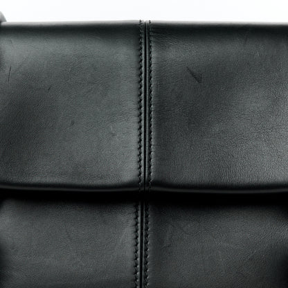 Bottega Veneta Calfskin Small Falcon Shoulder Bag Black 9 of 11
