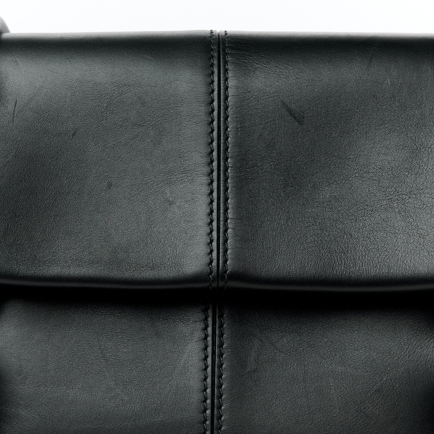 Bottega Veneta Calfskin Small Falcon Shoulder Bag Black 9 of 11