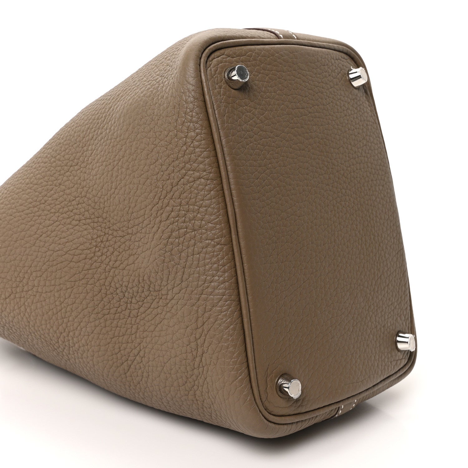 Hermes Taurillon Clemence Picotin Lock 18 PM Etoupe 8 of 9