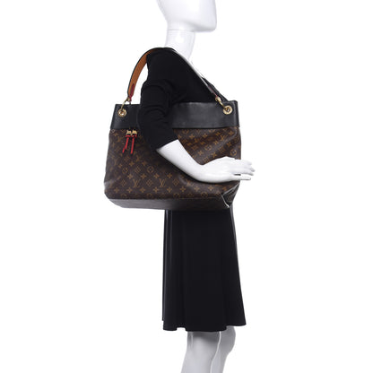Louis Vuitton Monogram Tuileries Hobo Black 2 of 15