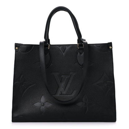 Louis Vuitton Empreinte Monogram Giant Onthego MM Black 1 of 14