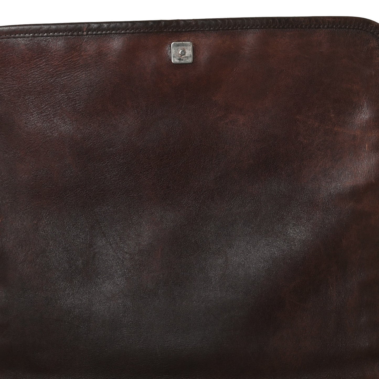 Guccissima Flap Messenger Bag Dark Brown