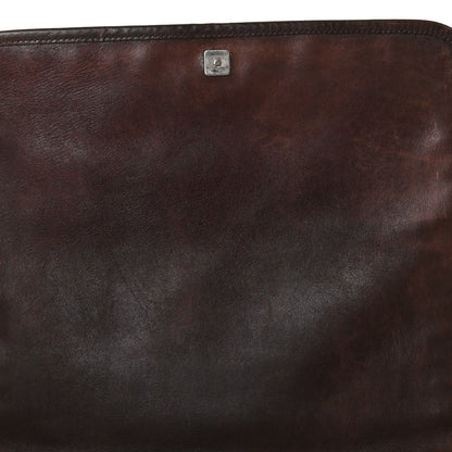 Gucci Guccissima Flap Messenger Bag Dark Brown 16 of 30