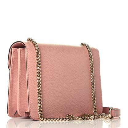 Gucci Dollar Calfskin Small Interlocking G Shoulder Bag Soft Pink 3 of 10