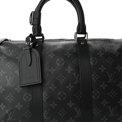 Louis Vuitton Monogram Eclipse Keepall Bandouliere 45 9 of 16