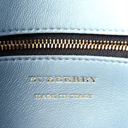 Burberry Patent 1983 Knight Check Link Shoulder Bag Blue Sage 6 of 9