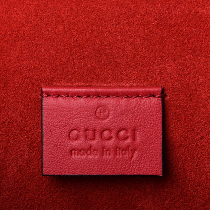 Gucci GG Supreme Monogram Suede Cudu Medium Dionysus Shoulder Bag Beige Ebony Vulcanic Red 6 of 11