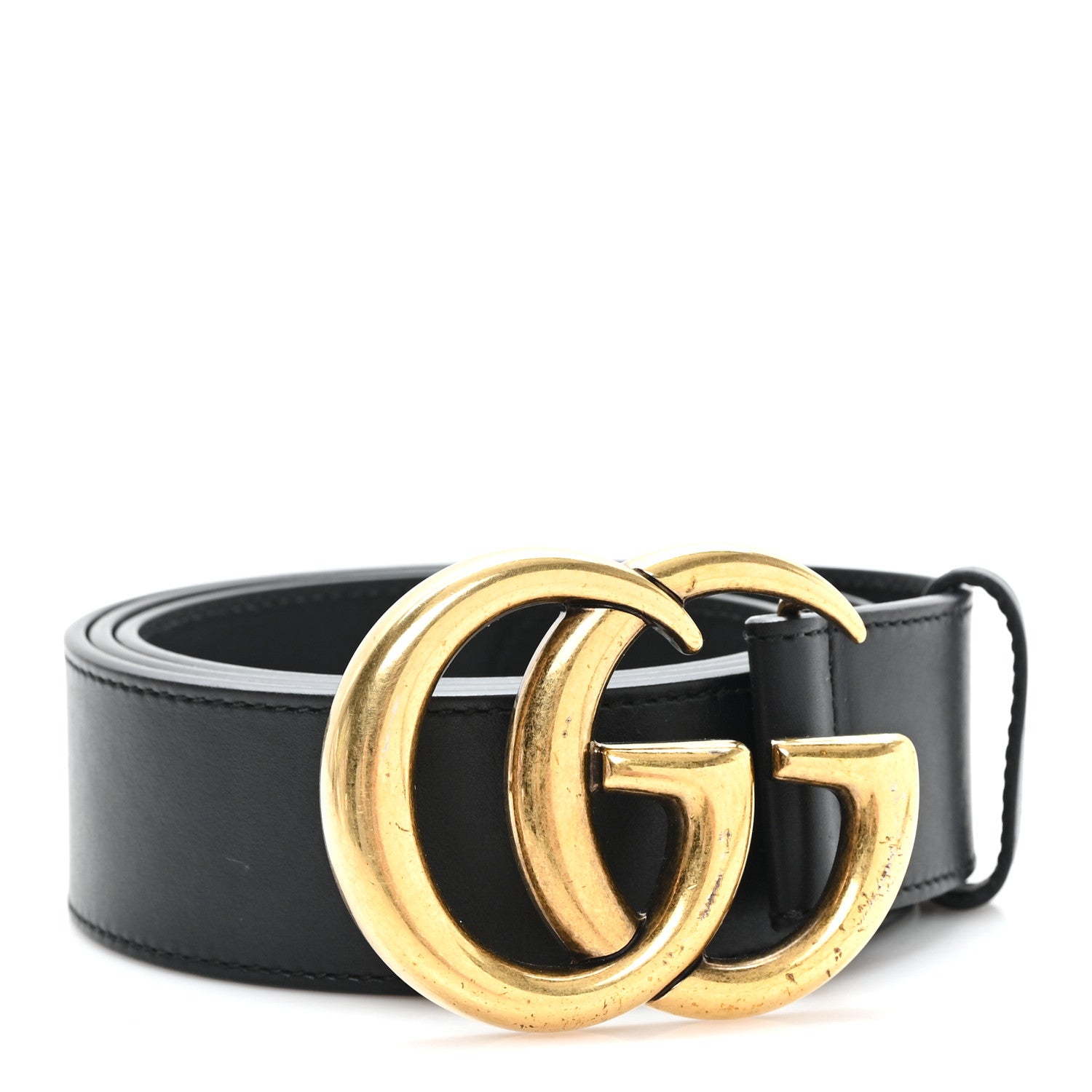 Gucci Calfskin Double G 40mm Belt 95 38 Black 1 of 4