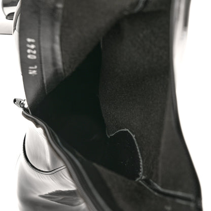 Louis Vuitton Patent Uniformes Silhouette Ankle Boots 39 Black 7 of 10