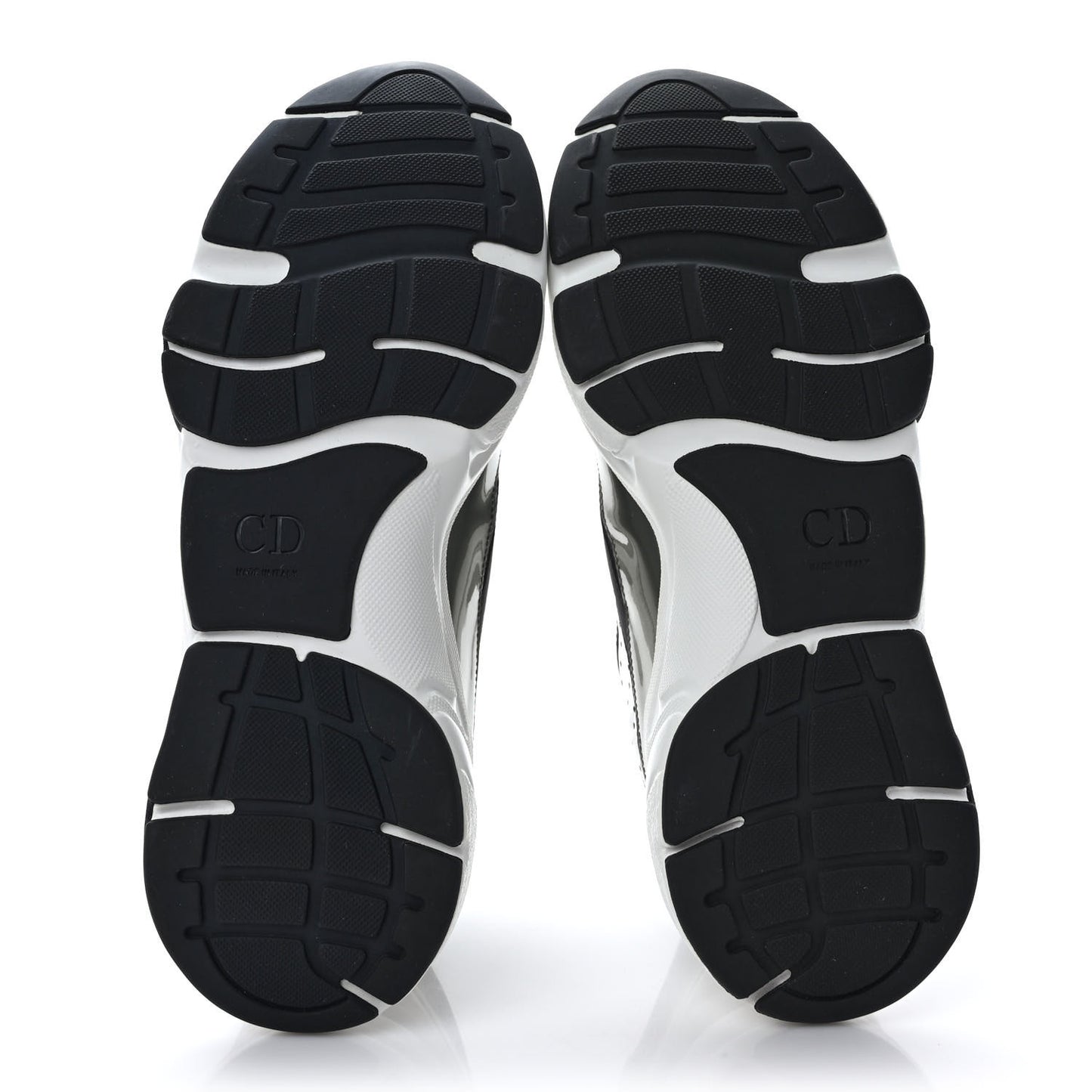 Technical Mesh Calfskin Mens B22 Sneakers 42 Silver Black White