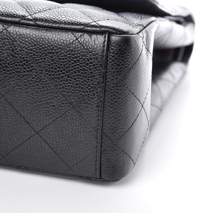Chanel Caviar Quilted Maxi Double Flap Black 11 of 12