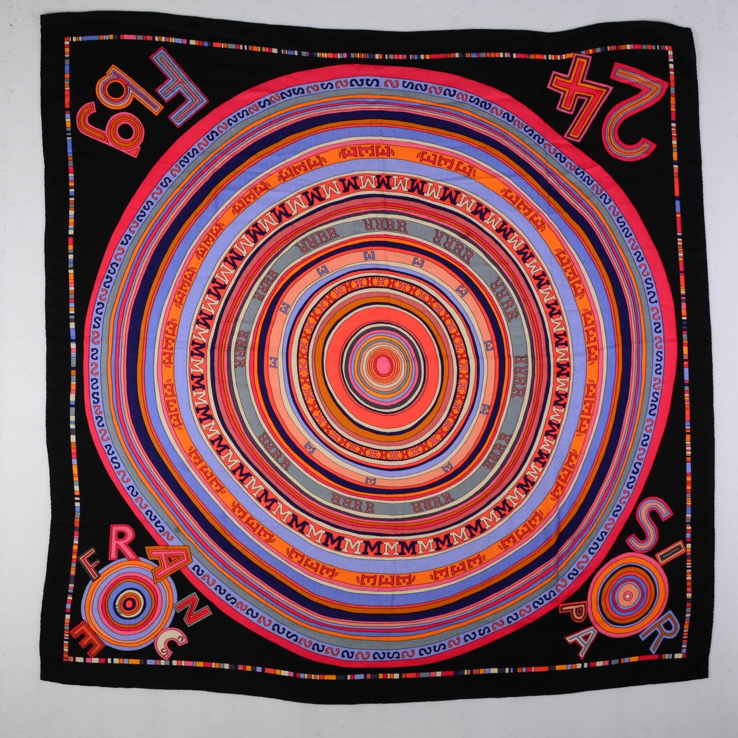 Hermes Cashmere Silk Tohu Bohu Shawl 140 2 of 7