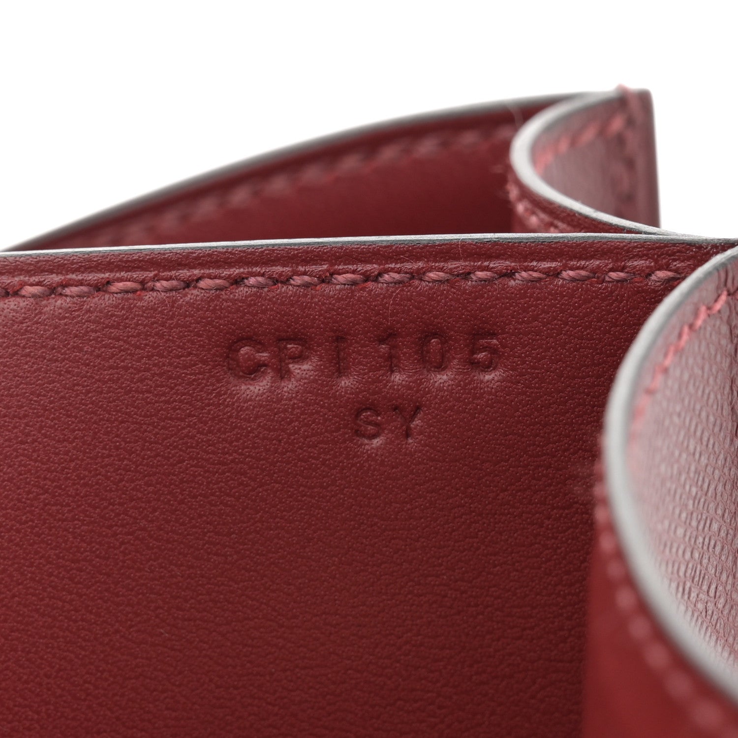 Hermes Madame Calfskin Constance 24 Rouge H 7 of 11